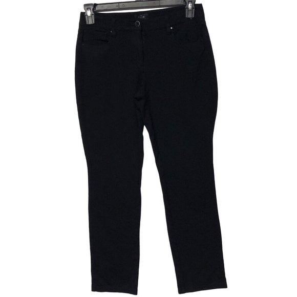 WHITE HOUSE BLACK MARKET THE SLIM STRETCH KNIT PANTS SIZE 2 - Picture 2 of 7